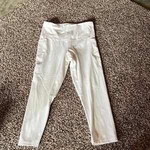 White Champion Capri Leggings